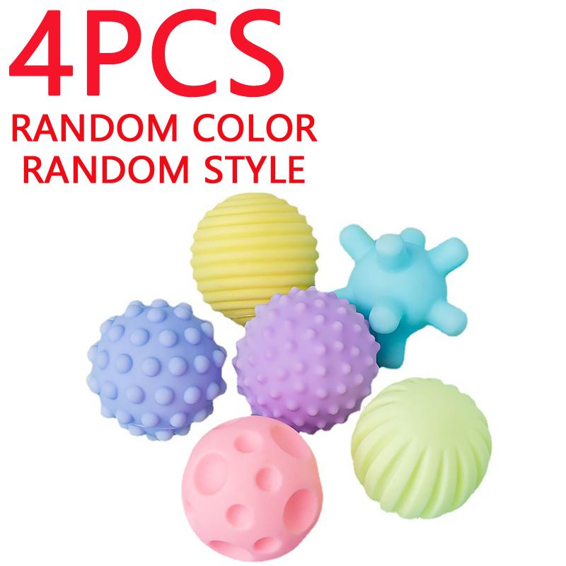 4 PCS/6 PcsBaby Toys Sensory Balls For Children Textured Hand Touch Ball Soft Massage Ball Infant Rattle Senses Toys
4 PCS/6 PcsBaby Toys Sensory Balls For Children Textured Hand Touch Ball Soft Massage Ball Infant Rattle Senses Toys