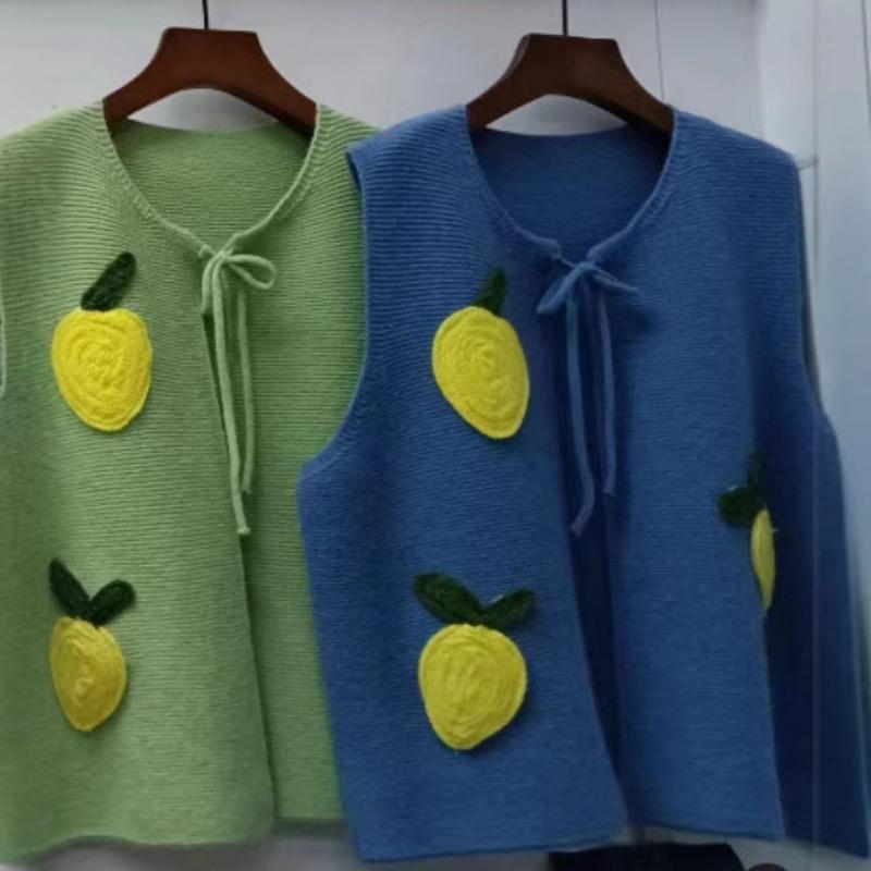 Весенне-осенний женский вязаный жилет в милом и милом стиле, повседневный жилет, женская одежда 3XL синий
Весенне-осенний женский вязаный жилет в милом и милом стиле, повседневный жилет, женская одежда 3XL синий