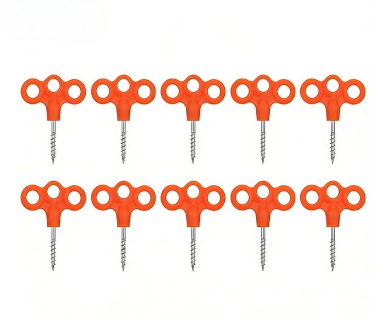 10Pcs Luminous Outdoor Tent Accessories - Screw Hooks, Rope Buckles, Camping Pins & Tent Nails
10Pcs Luminous Outdoor Tent Accessories - Screw Hooks, Rope Buckles, Camping Pins & Tent Nails