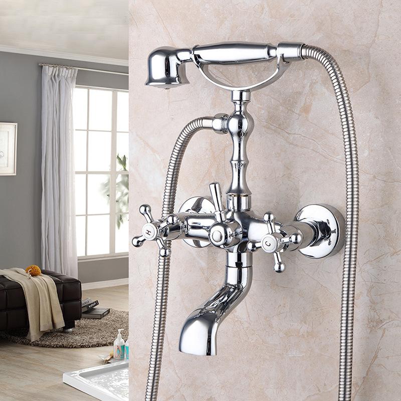 Набір золотих змішувачів для ванни та душу Tuqiu Настінний хромований змішувач для ванни, змішувач для холодної та гарячої ванни та душу для ванної кімнати
Набір золотих змішувачів для ванни та душу Tuqiu Настінний хромований змішувач для ванни, змішувач для холодної та гарячої ванни та душу для ванної кімнати