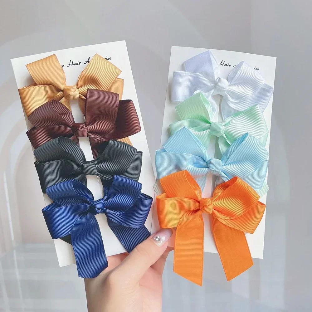 BABY BOWS 2pcs 3.6 Solid Color Bowknot Hair Clips For Girls Classic Bows Hairpins Barrettes Headwear Kids Hair Accessories
BABY BOWS 2pcs 3.6 Solid Color Bowknot Hair Clips For Girls Classic Bows Hairpins Barrettes Headwear Kids Hair Accessories
