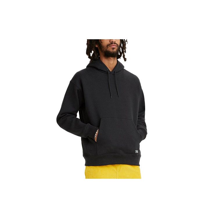 Levis Solid Color Loose Fit Hooded Pullover Long Sleeve Hooded Pullover Men sweatshirt Black A1008-0000
Levis Solid Color Loose Fit Hooded Pullover Long Sleeve Hooded Pullover Men sweatshirt Black A1008-0000
