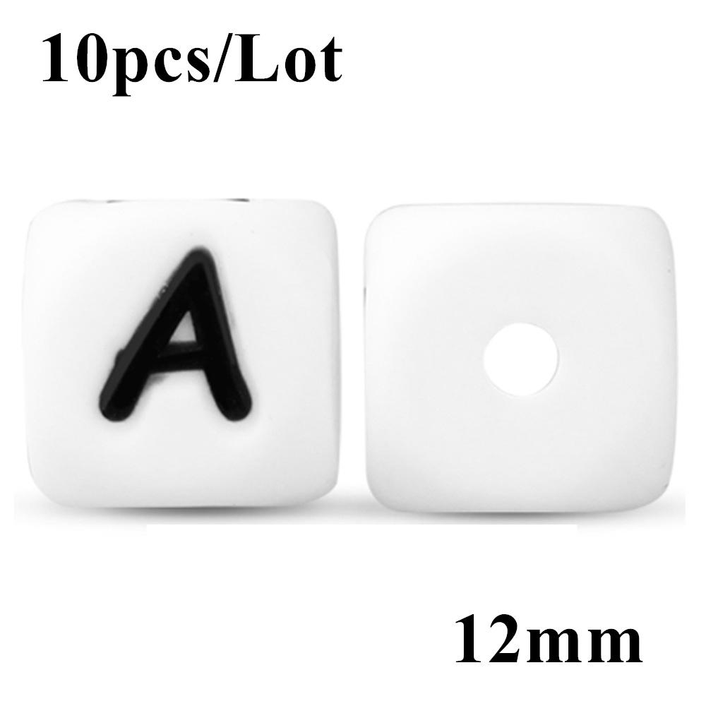 Kovict 10~50Pcs/Lot Silicone Letters Bead 12mm English Alphabet Beads For Jewelry Making DIY Personalized Name Chain Accessories
Kovict 10~50Pcs/Lot Silicone Letters Bead 12mm English Alphabet Beads For Jewelry Making DIY Personalized Name Chain Accessories
