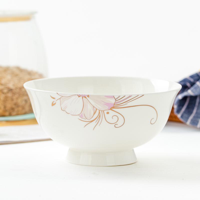 Tangshan Bone China 6-inch Elevated Bowl - Ideal for Noodles, Porridge, Rice, and More; Microwave-Safe and Anti-Scald.
Tangshan Bone China 6-inch Elevated Bowl - Ideal for Noodles, Porridge, Rice, and More; Microwave-Safe and Anti-Scald.