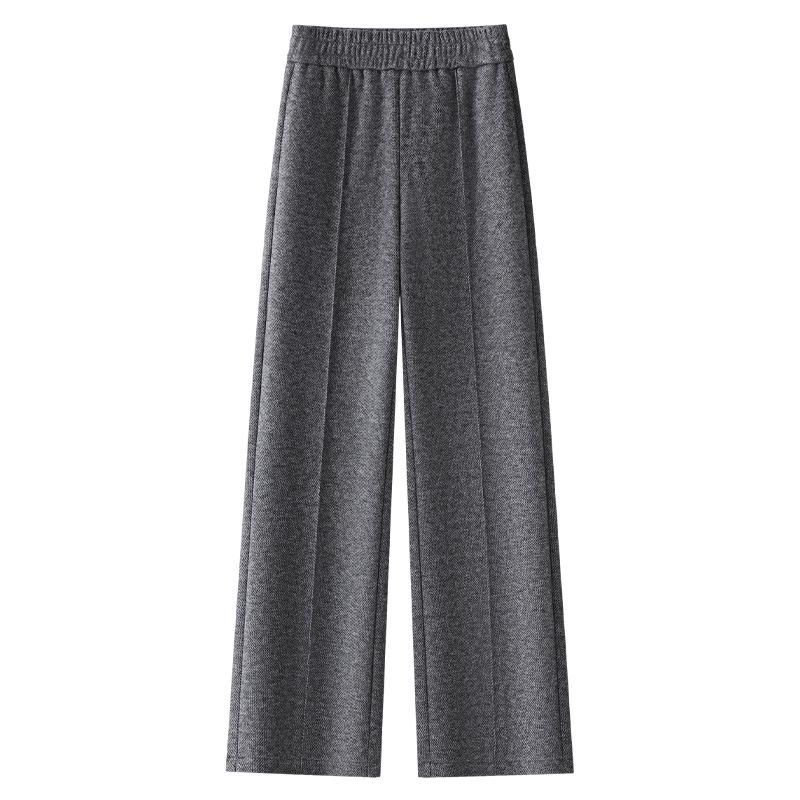 Women s Gray Woolen High-Waisted Slimming Pants - 2024 Autumn/Winter Casual Straight-Leg Wide-Leg Style 3XL
Women s Gray Woolen High-Waisted Slimming Pants - 2024 Autumn/Winter Casual Straight-Leg Wide-Leg Style 3XL