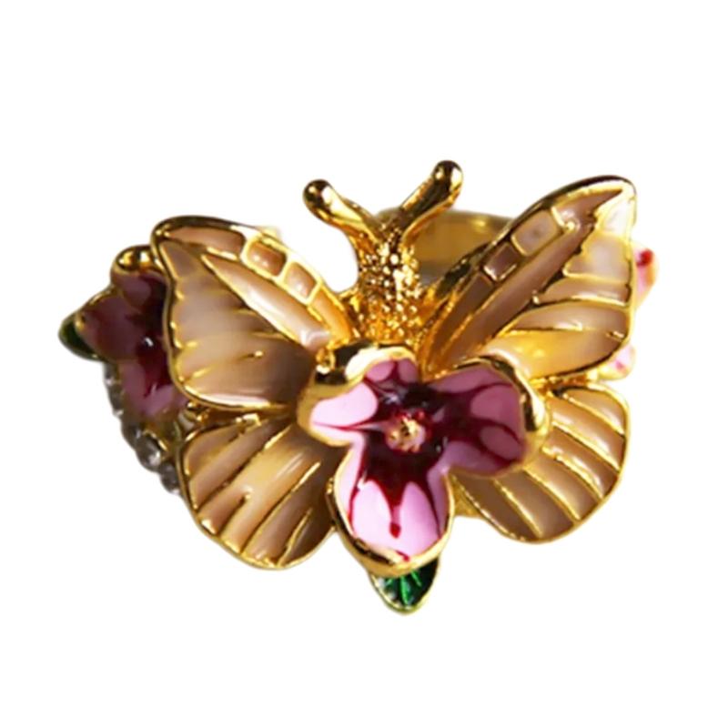 Elegant Finger Rings Flower Rings Party Accessories Butterfly Weddings Rings Alloy Texture Suitable for Casual Outfits
Elegant Finger Rings Flower Rings Party Accessories Butterfly Weddings Rings Alloy Texture Suitable for Casual Outfits