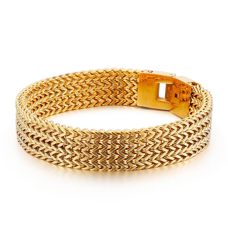Dubai Gold Mesh Chain Bracelet Men Women 20.5cm Stainless Steel 5 Color Link Chain Armband Wholesale Jewellry 2020 21cm
Dubai Gold Mesh Chain Bracelet Men Women 20.5cm Stainless Steel 5 Color Link Chain Armband Wholesale Jewellry 2020 21cm