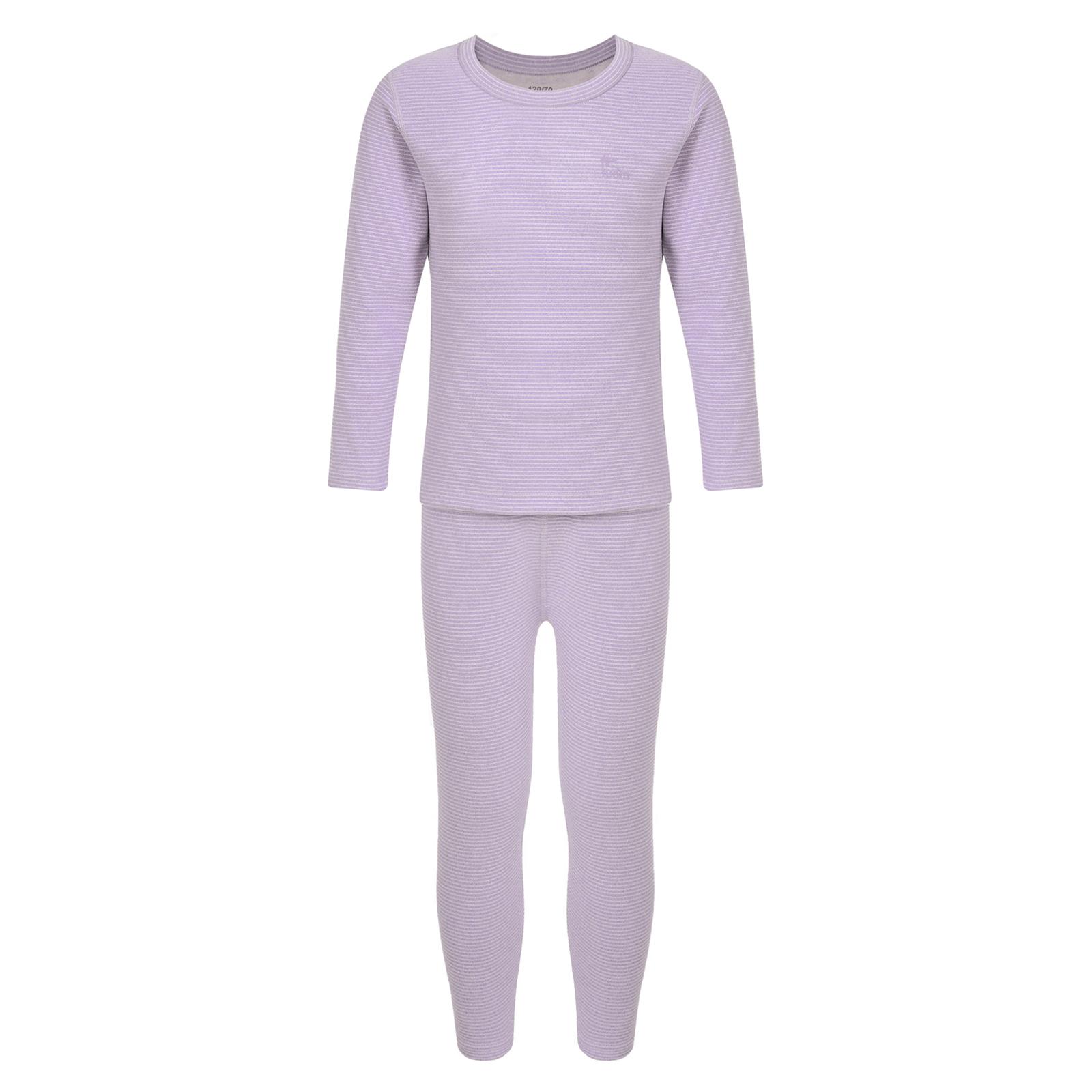 Boys Girls Striped Thermal Pajamas Set Long Sleeve T Shirt and Leggings Sleepwear Loungewear Homewear Outfit 2-3 Years світло-фіолетового кольору
Boys Girls Striped Thermal Pajamas Set Long Sleeve T Shirt and Leggings Sleepwear Loungewear Homewear Outfit 2-3 Years світло-фіолетового кольору