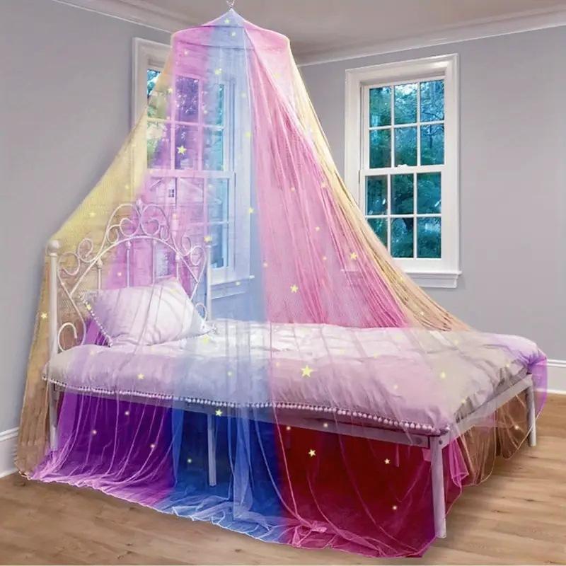 Color Dream Princess Wind Star Dome Mosquito Net Folding Decorative Blackout Curtain Bed Mantle Free Installation 60*250*850cm (suitable for beds under 1.5m cm)
Color Dream Princess Wind Star Dome Mosquito Net Folding Decorative Blackout Curtain Bed Mantle Free Installation 60*250*850cm (suitable for beds under 1.5m cm)