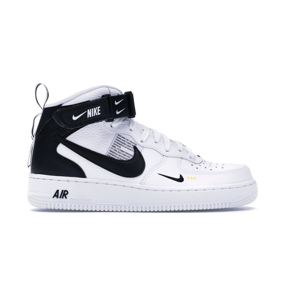 Мужские кроссовки Nike Air Force 1 Mid 07 LV8 White Black Black-Tour-Yellow 804609-103
Мужские кроссовки Nike Air Force 1 Mid 07 LV8 White Black Black-Tour-Yellow 804609-103