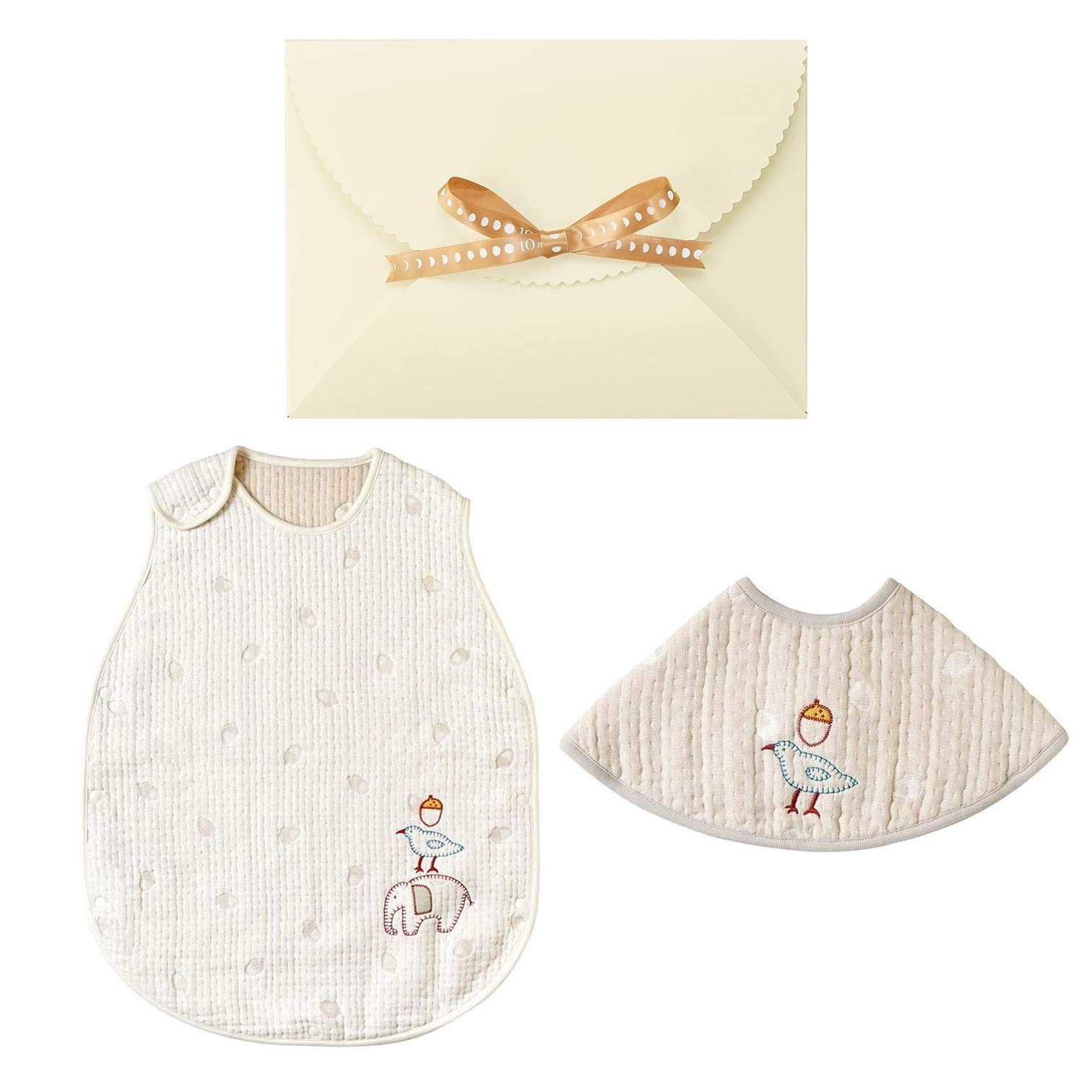 10mois Hoppetta Baby Shower Gift Fukufuku Gauze Kids for ages length 64cm BIB 20271112 - Set, (6-ply gauze) Sleeper, 100% cotton, 2-7, guri, + BATON,
10mois Hoppetta Baby Shower Gift Fukufuku Gauze Kids for ages length 64cm BIB 20271112 - Set, (6-ply gauze) Sleeper, 100% cotton, 2-7, guri, + BATON,