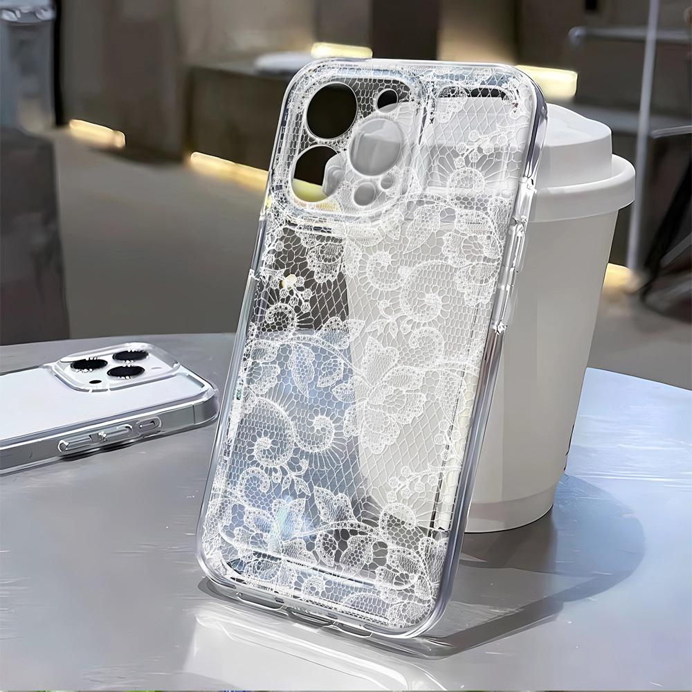 White And Pink Lace Floral Pattern Phone Case For Samsung Galaxy S10 S20 S21 S22 S23 S24 S25 NOTE 10 20 ULTRA Clear Cover Galaxy S25 ULTRA
White And Pink Lace Floral Pattern Phone Case For Samsung Galaxy S10 S20 S21 S22 S23 S24 S25 NOTE 10 20 ULTRA Clear Cover Galaxy S25 ULTRA