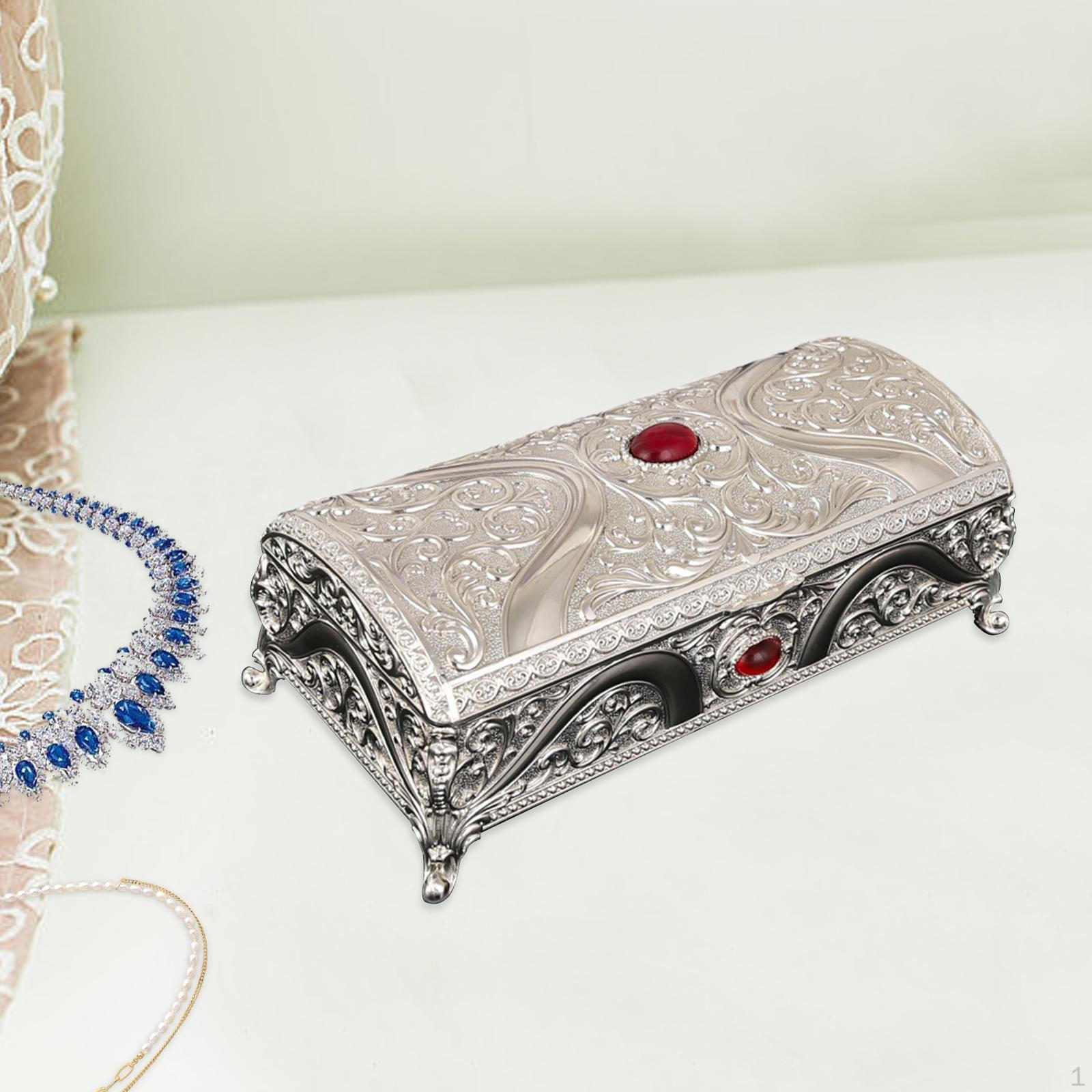 Декоративная металлическая шкатулка для хранения браслетов и сережек Argent
Декоративная металлическая шкатулка для хранения браслетов и сережек Argent