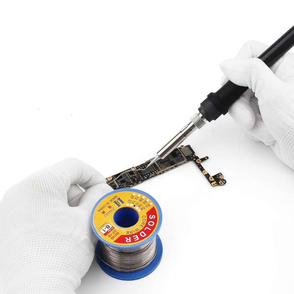 250g Rosin Core Solder Wire, Diameters 1.0/1.2/1.5/2.0mm, Low-Melting with Bright Joints, Easy to Use for Electronics Repair 1.0mm
250g Rosin Core Solder Wire, Diameters 1.0/1.2/1.5/2.0mm, Low-Melting with Bright Joints, Easy to Use for Electronics Repair 1.0mm