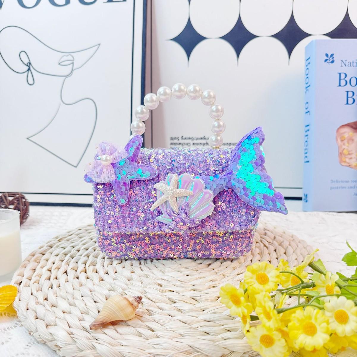 Butterfly Pearl Sequin Fishtail Crossbody Bags for Girls 15 x 10 cm темно-фіолетовий колір
Butterfly Pearl Sequin Fishtail Crossbody Bags for Girls 15 x 10 cm темно-фіолетовий колір