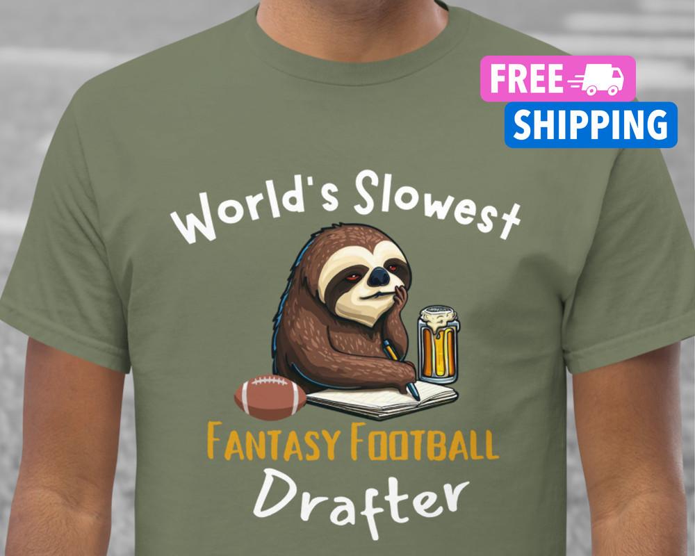 Funny Fantasy Football Draft Shirt Worlds Slowest Drafter Fantasy League Shirt Unisex T-Shirt L
Funny Fantasy Football Draft Shirt Worlds Slowest Drafter Fantasy League Shirt Unisex T-Shirt L