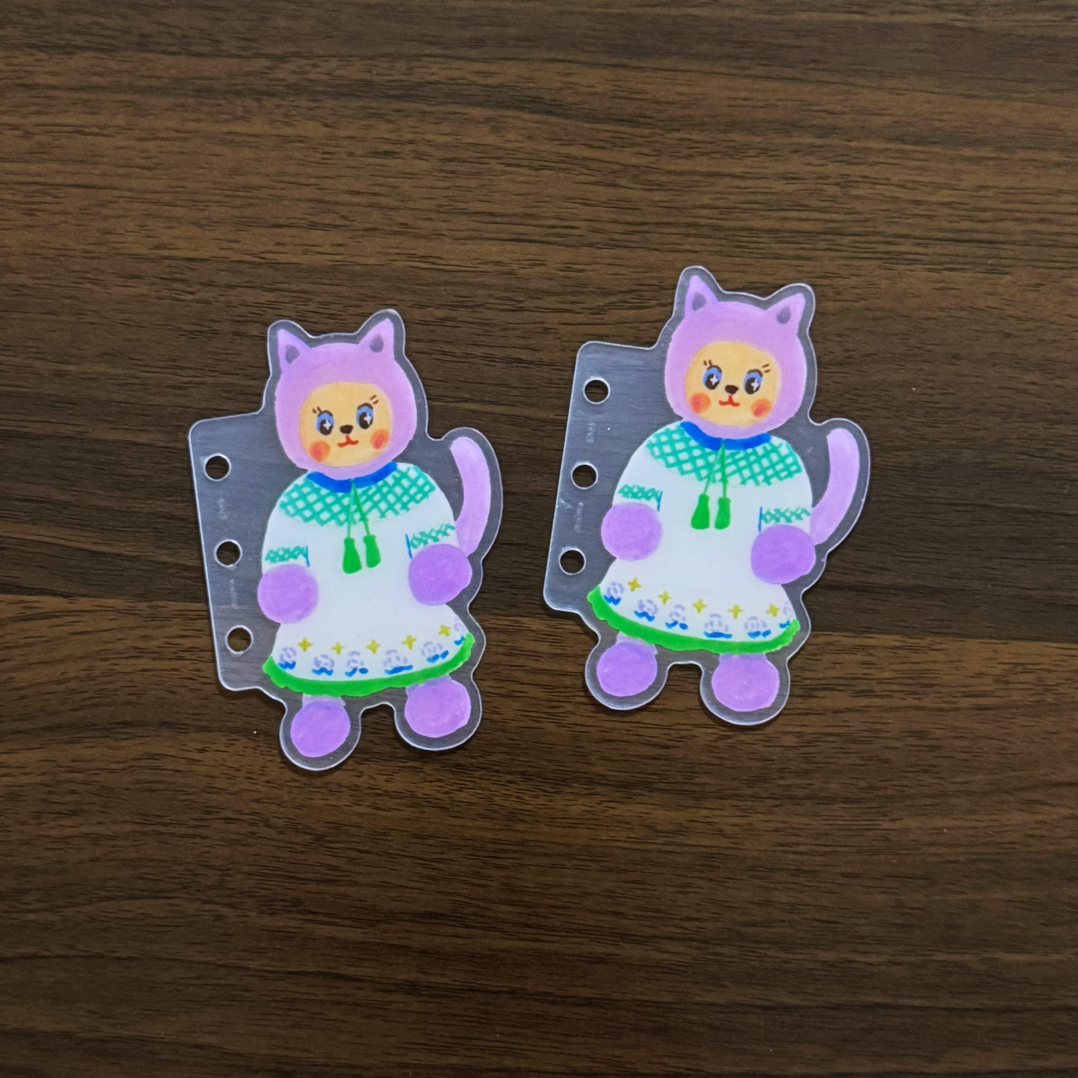 1pcs Cartoon characters, small animals, hand account, loose leaf notebook, acrylic partition page
1pcs Cartoon characters, small animals, hand account, loose leaf notebook, acrylic partition page