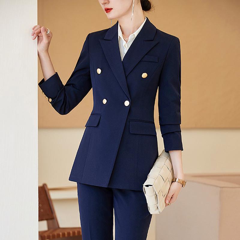 Women s Blue Suit Set: 2023 Spring/Autumn Professional Fashion for Workplace & Interview M
Women s Blue Suit Set: 2023 Spring/Autumn Professional Fashion for Workplace & Interview M