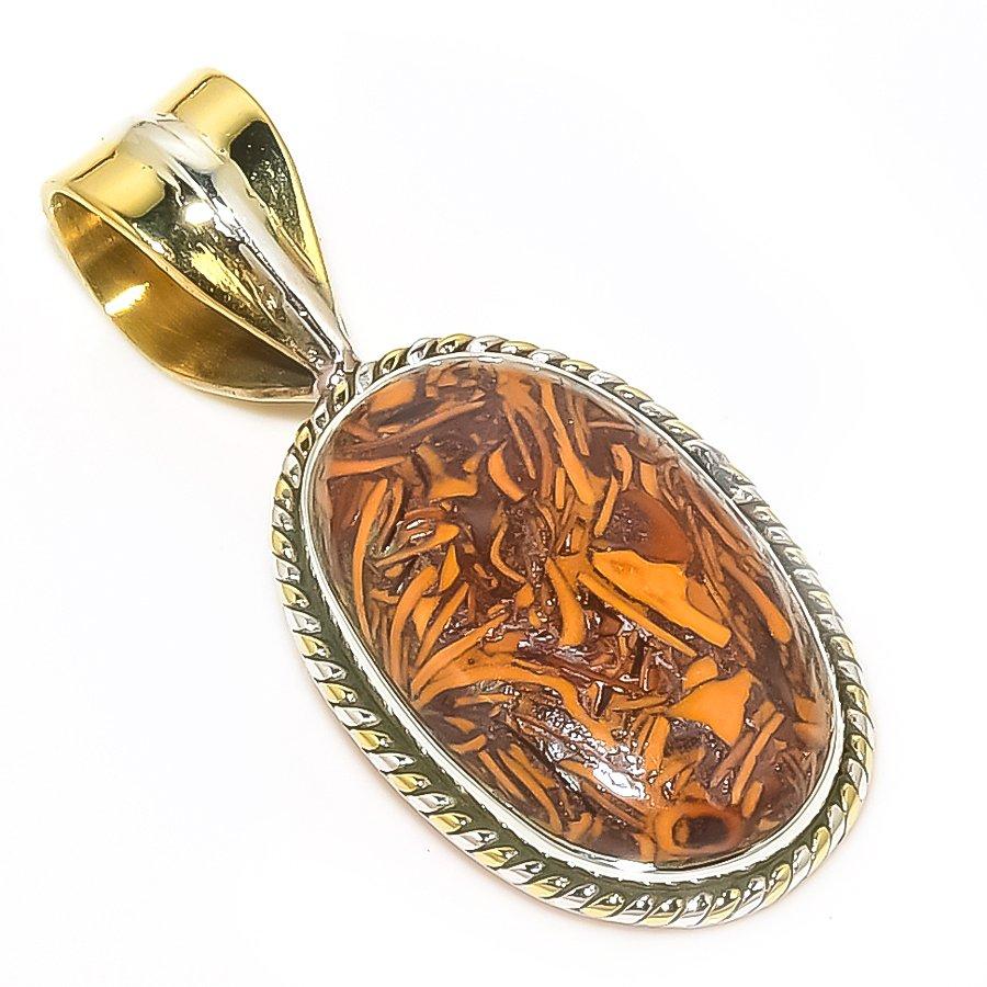 Натуральный двухцветный марьямский яшма, 925 проба, цельное стерлинговое серебро, подарочный кулон 1,25 L3V95
Натуральный двухцветный марьямский яшма, 925 проба, цельное стерлинговое серебро, подарочный кулон 1,25 L3V95