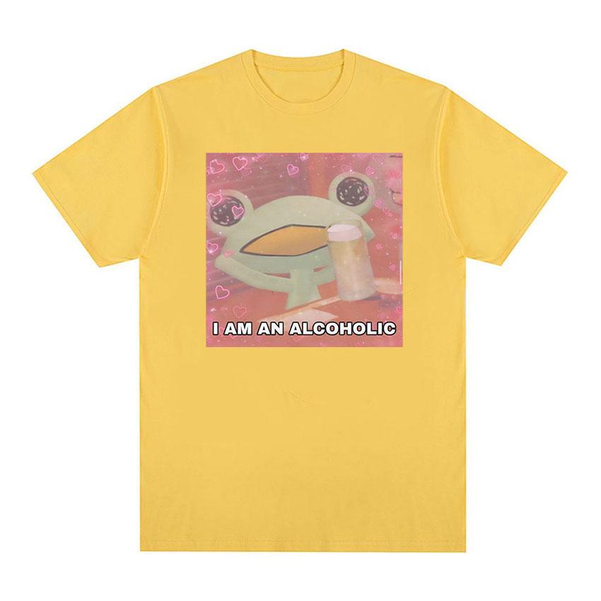 Funny I m An Alcoholic Frog Meme Graphic T Shirts Men Women Casual Fashion Short Sleeve T-shirts Tops 100% Cotton Oversized Tees
Funny I m An Alcoholic Frog Meme Graphic T Shirts Men Women Casual Fashion Short Sleeve T-shirts Tops 100% Cotton Oversized Tees