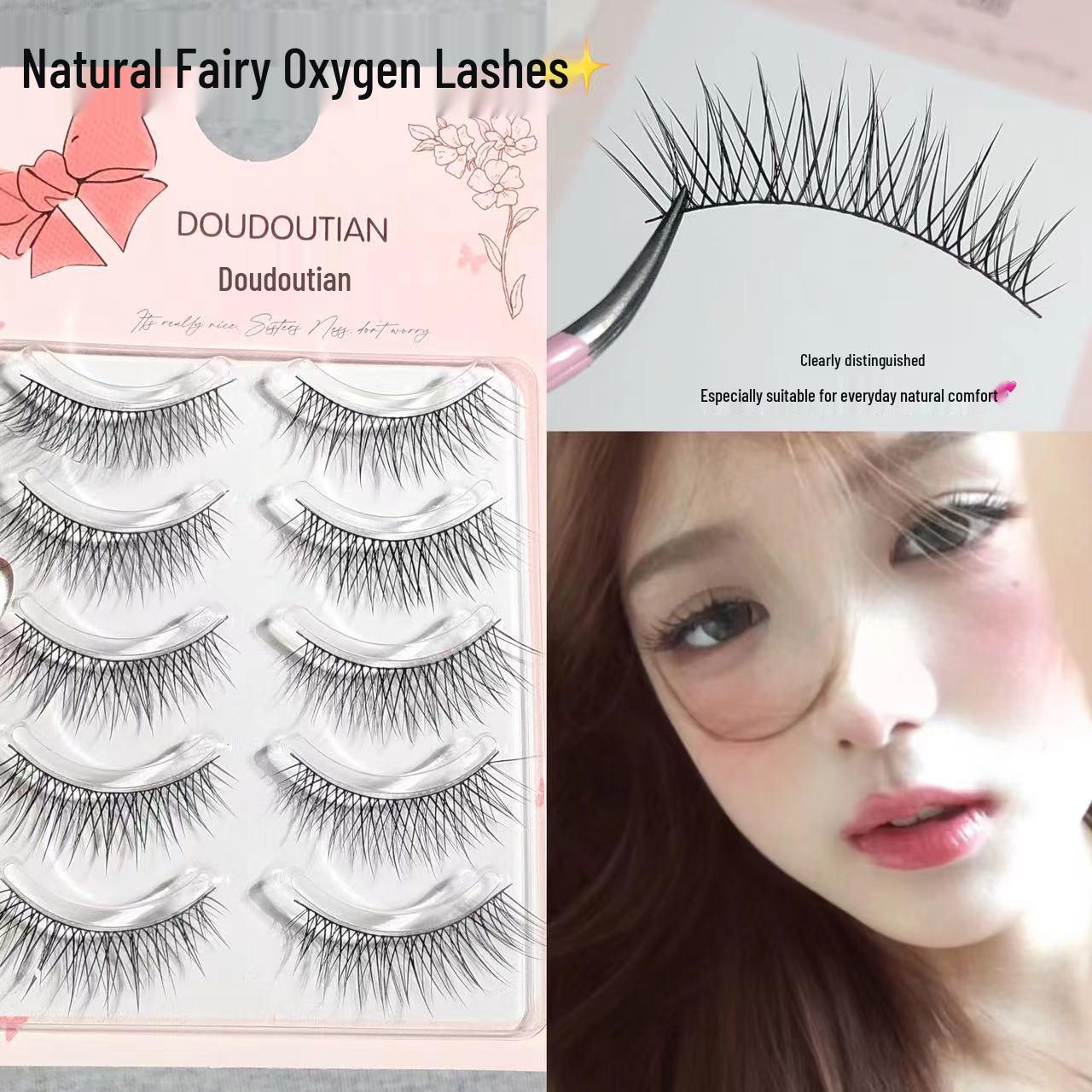 Sweet Korean Light Devil False Eyelashes - Natural Fairy Hair, Fine Transparent Stem, Whole Strip
Sweet Korean Light Devil False Eyelashes - Natural Fairy Hair, Fine Transparent Stem, Whole Strip