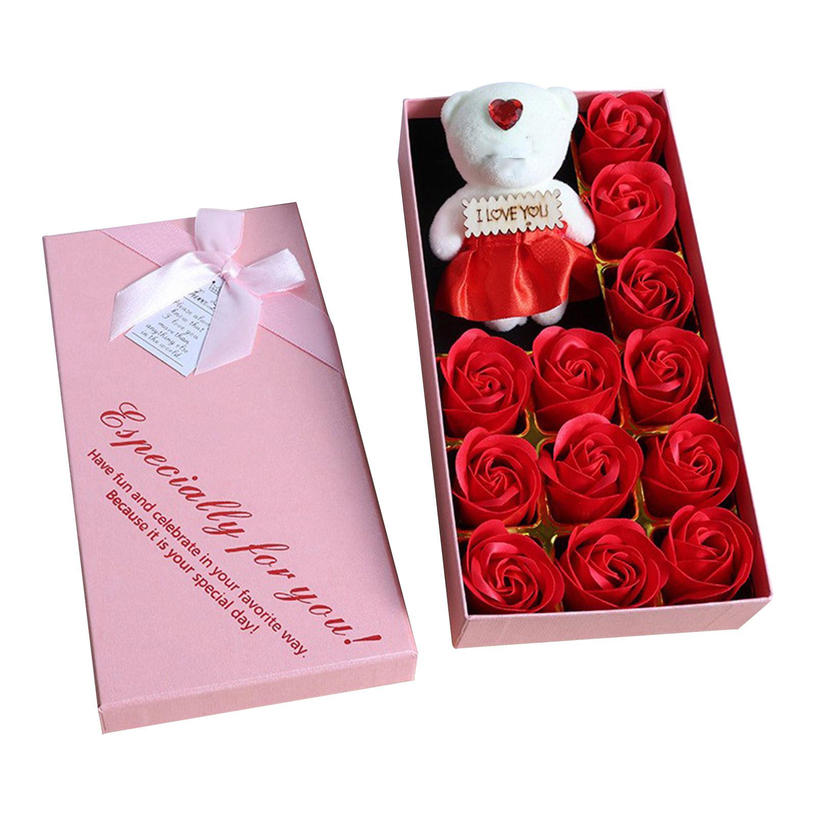 Luxury Scented Rose Soap Flower Gift Box. Romantic Bath Set for Valentine s Day. Anniversary. Birthday One Size
Luxury Scented Rose Soap Flower Gift Box. Romantic Bath Set for Valentine s Day. Anniversary. Birthday One Size