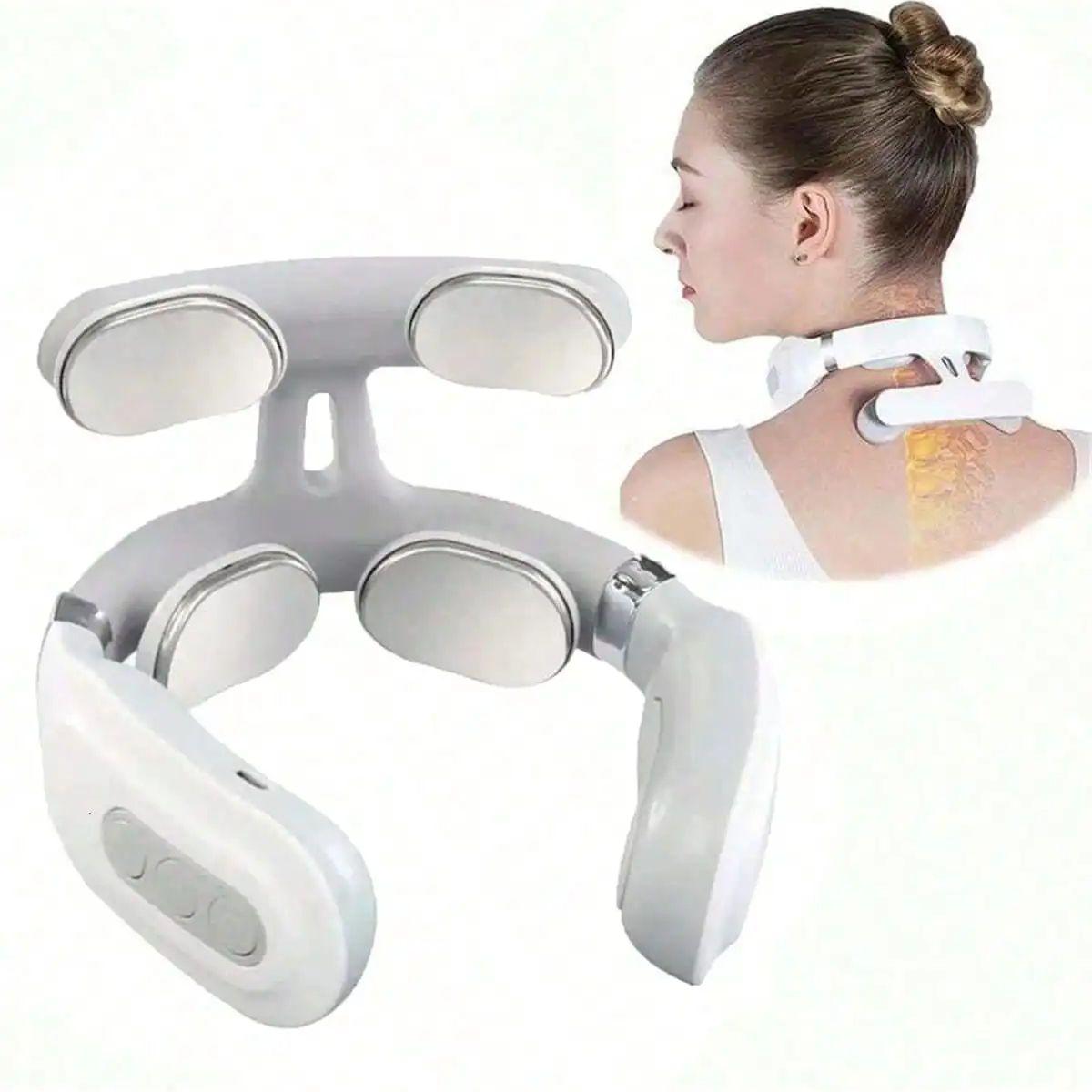2026 1pc Portable Electric Neck Massager, Smart Cervical Massager - Neck and Shoulder Relief rechargeable білий
2026 1pc Portable Electric Neck Massager, Smart Cervical Massager - Neck and Shoulder Relief rechargeable білий