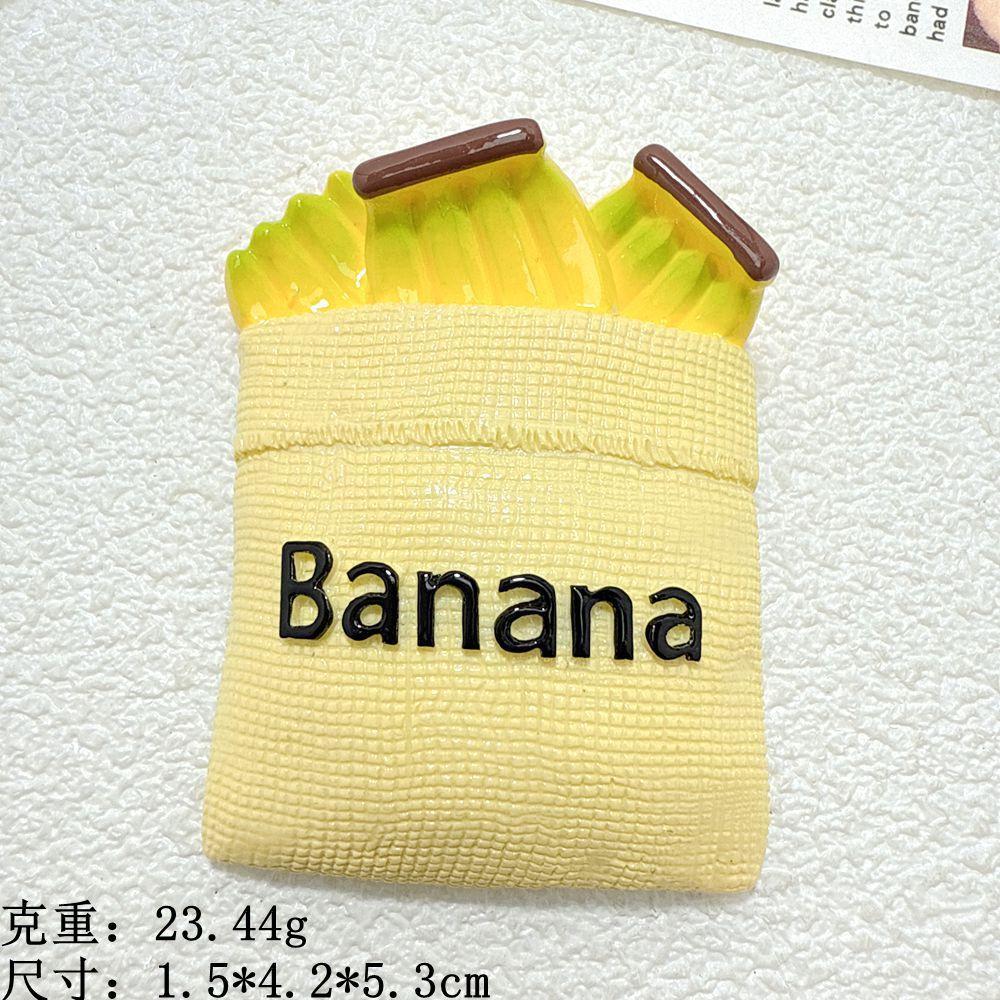 Banana Shaped Refrigerator Magnet Soft Flexible Material Kitchen Decorative Fridge Magnet 1 5x4 2x5 3cm Lightweight 23 44g One Size
Banana Shaped Refrigerator Magnet Soft Flexible Material Kitchen Decorative Fridge Magnet 1 5x4 2x5 3cm Lightweight 23 44g One Size