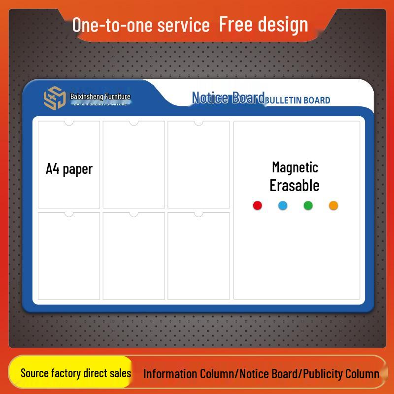 Magnetic Acrylic Bulletin Whiteboard Wall Sticker for Indoor Use Please Specify
Magnetic Acrylic Bulletin Whiteboard Wall Sticker for Indoor Use Please Specify