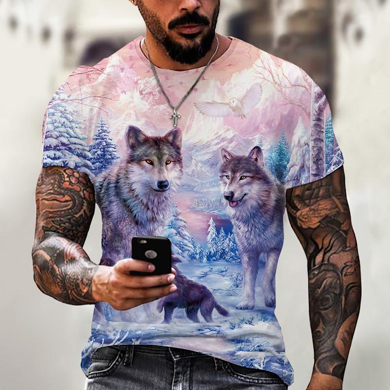 3D printed short sleeved T-shirt men s streetwear 6XL
3D printed short sleeved T-shirt men s streetwear 6XL