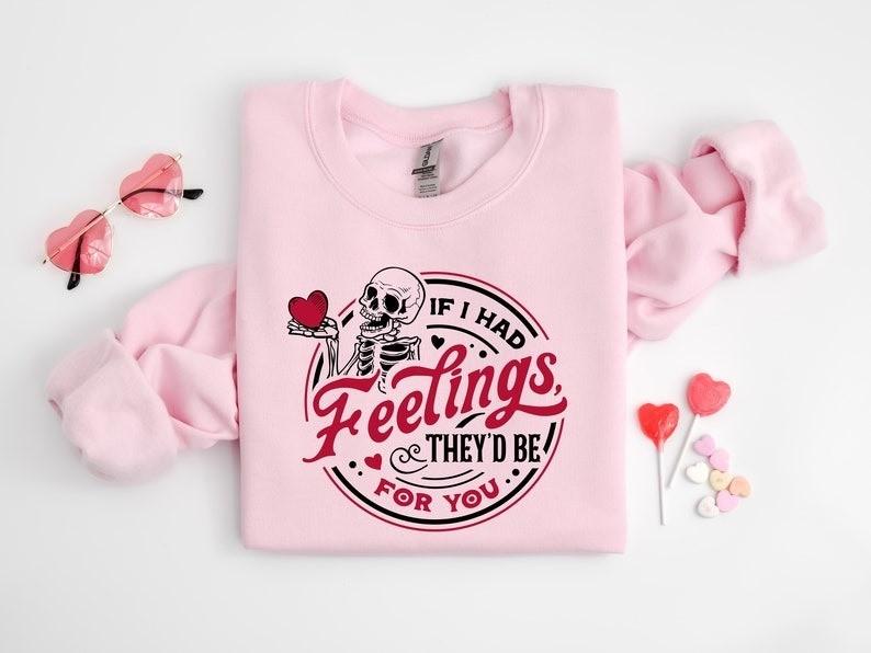 If I Had Feelings They’d Be For You Shirt Funny Valentines Day Shirt Unisex T-Shirt L
If I Had Feelings They’d Be For You Shirt Funny Valentines Day Shirt Unisex T-Shirt L