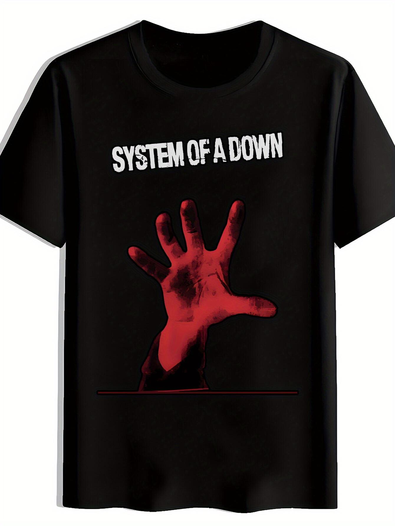 Retro Rock Band Graphic T-shirt - System of a Design S
Retro Rock Band Graphic T-shirt - System of a Design S