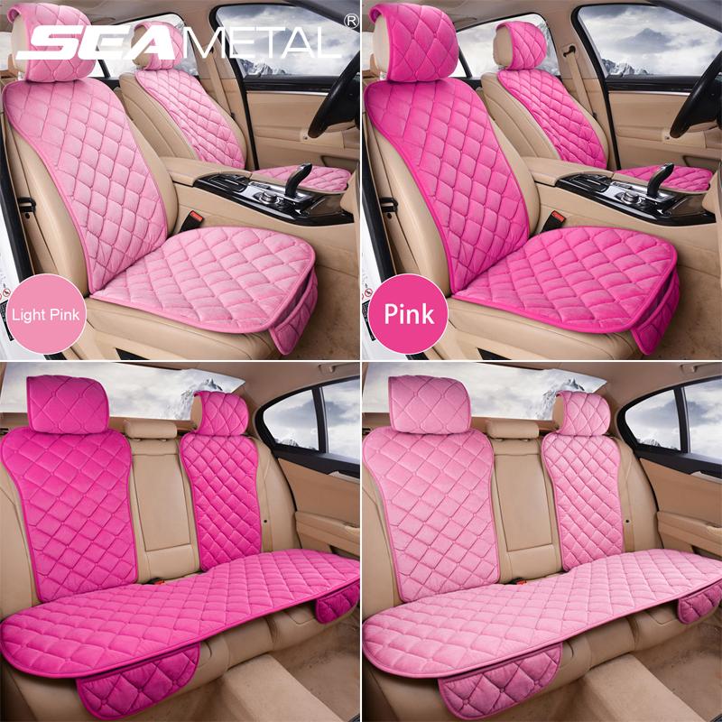 SEAMETAL Pink Car Seat Cover for Women Soft Plush Vehicle Seat Cushion Protector Chair Pad for Lady Universal for Four Seasons
SEAMETAL Pink Car Seat Cover for Women Soft Plush Vehicle Seat Cushion Protector Chair Pad for Lady Universal for Four Seasons