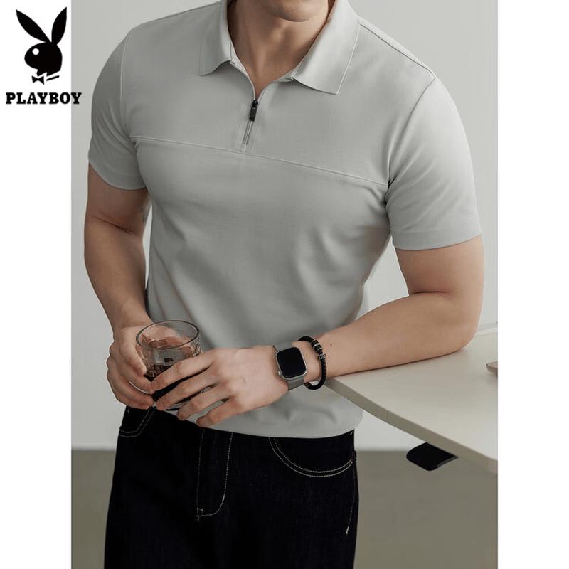 Playboy Men s Silk-Linen Blend Zipper Polo T-Shirt 4XL
Playboy Men s Silk-Linen Blend Zipper Polo T-Shirt 4XL
