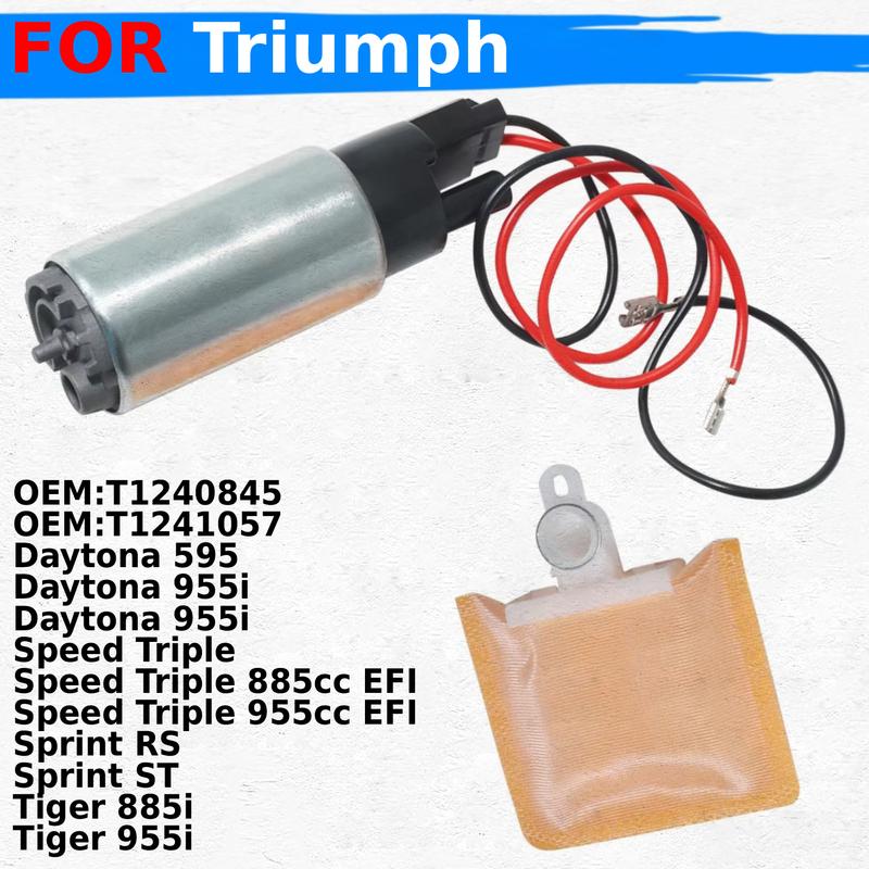 Motorcycle Fuel Pump For Triumph Daytona 595 955i / Speed Triple 885cc 55cc EFI /Sprint RS ST /Tiger 885i 955i T1240845 T1241057
Motorcycle Fuel Pump For Triumph Daytona 595 955i / Speed Triple 885cc 55cc EFI /Sprint RS ST /Tiger 885i 955i T1240845 T1241057