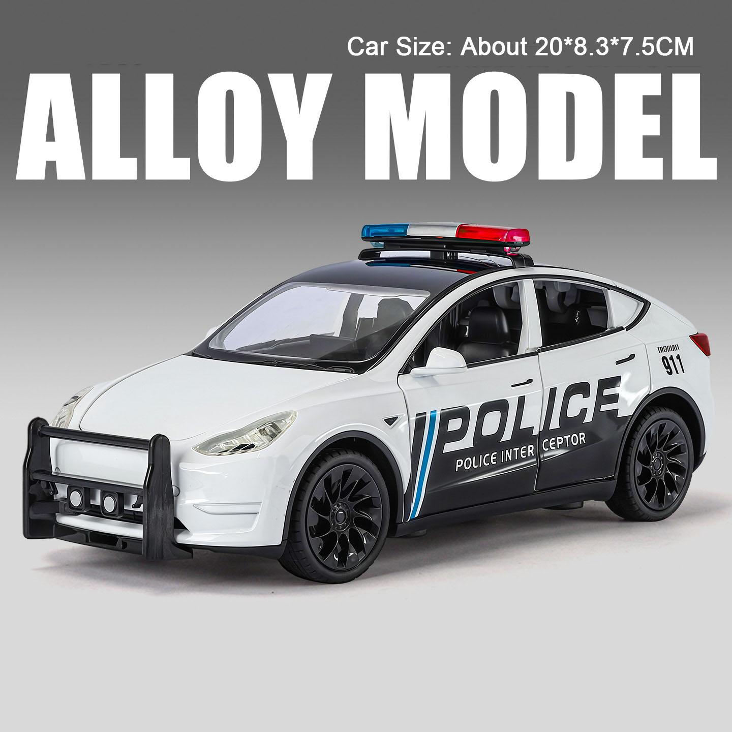 1:24 MODEL Y Car Model Toy Metal Diecast Doors Opened Shock Absorption Police Cars Sound Light Vehicle Models Table Ornament
1:24 MODEL Y Car Model Toy Metal Diecast Doors Opened Shock Absorption Police Cars Sound Light Vehicle Models Table Ornament