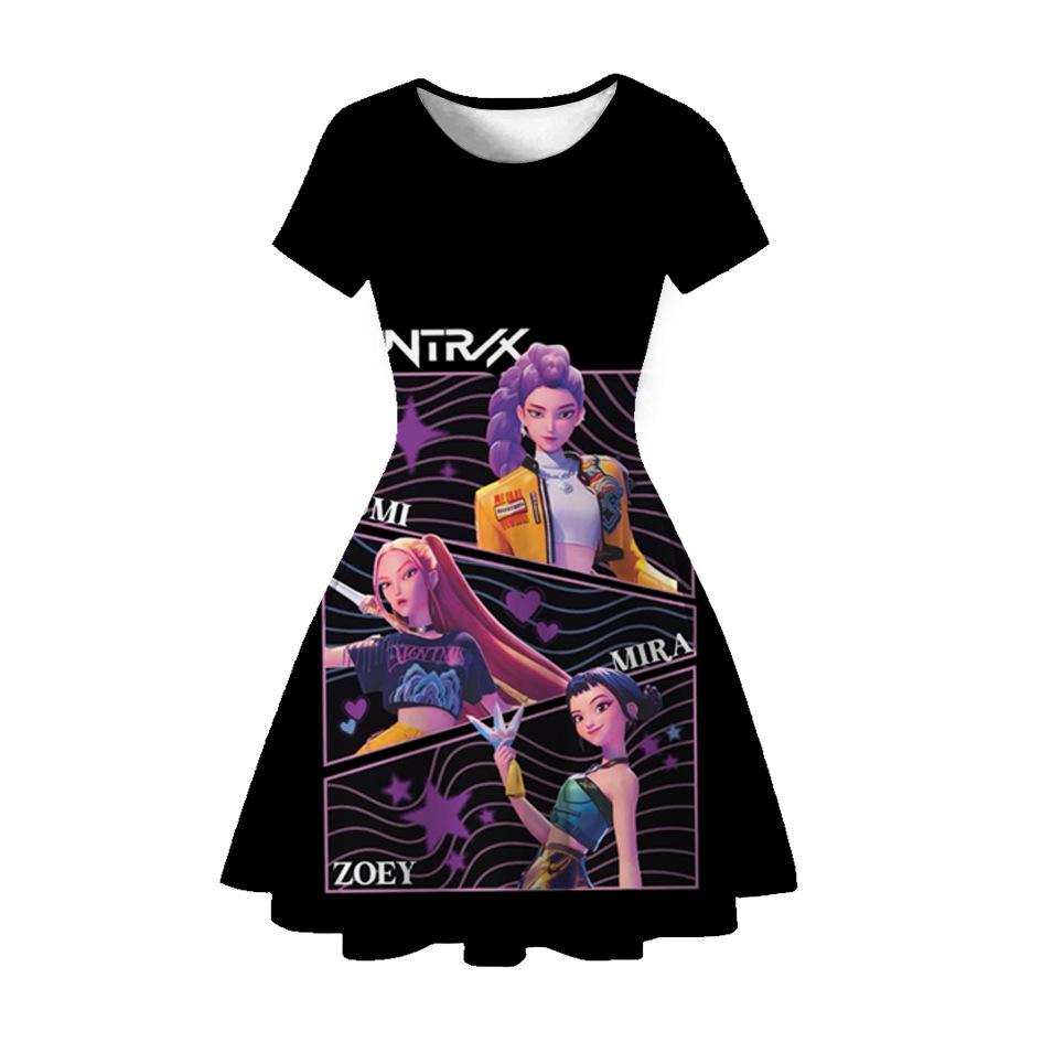 3D-друкована вечірня сукня Мисливиці на демонів K-POP для дівчат Kid s Size 150cm
3D-друкована вечірня сукня Мисливиці на демонів K-POP для дівчат Kid s Size 150cm