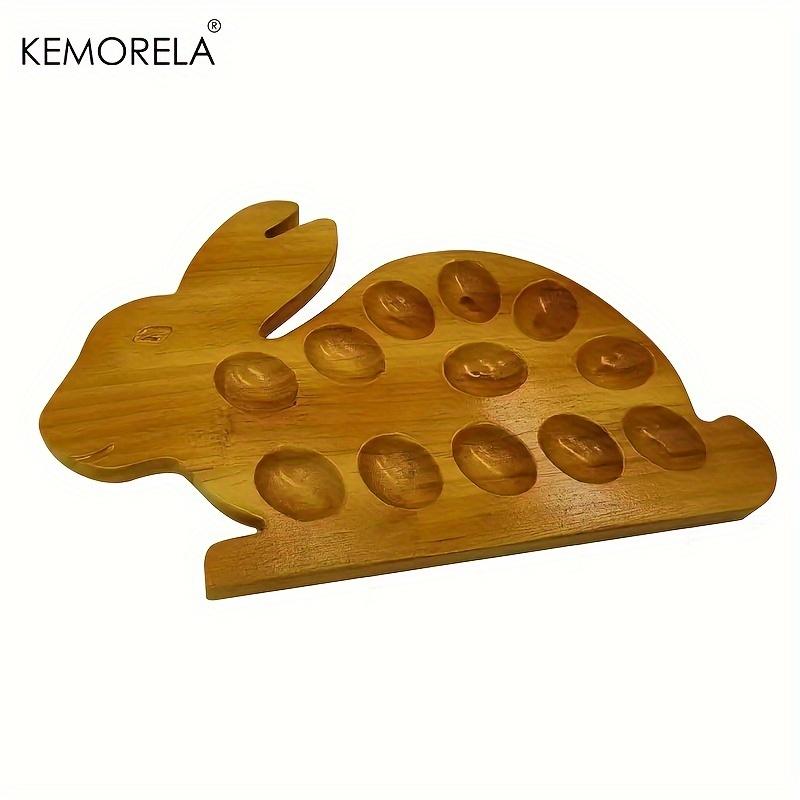 1Pc Wooden Bunny Shaped Egg Tray Egg Storage Holder Double Sided Cake Tray Bunny Shaped Wooden Plate Kitchen Storage Accessories
1Pc Wooden Bunny Shaped Egg Tray Egg Storage Holder Double Sided Cake Tray Bunny Shaped Wooden Plate Kitchen Storage Accessories