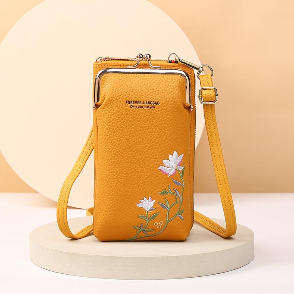 Fashion PU Leather Shoulder Bag Solid Color Large Capacity Crossbody Bag Flower Printed Simple Style Small Handbag Women Girls жовтий
Fashion PU Leather Shoulder Bag Solid Color Large Capacity Crossbody Bag Flower Printed Simple Style Small Handbag Women Girls жовтий