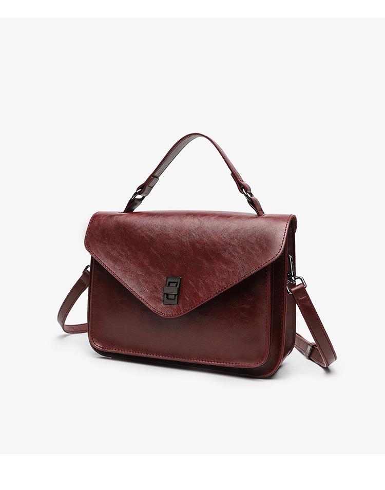 Advanced Retro Leather Texture Soft Leather Mailman Bag for Women, New Large Capacity Handbag for Commuting, Single Shoulder Crossbody Bag 25CM*8CM*18CM темно-коричневого кольору
Advanced Retro Leather Texture Soft Leather Mailman Bag for Women, New Large Capacity Handbag for Commuting, Single Shoulder Crossbody Bag 25CM*8CM*18CM темно-коричневого кольору