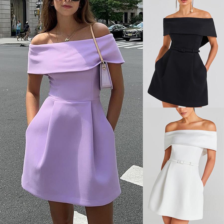 Spring/Summer One-Shoulder Belted Party Dress - Women’s European & American Casual Style INS Fashion XL
Spring/Summer One-Shoulder Belted Party Dress - Women’s European & American Casual Style INS Fashion XL