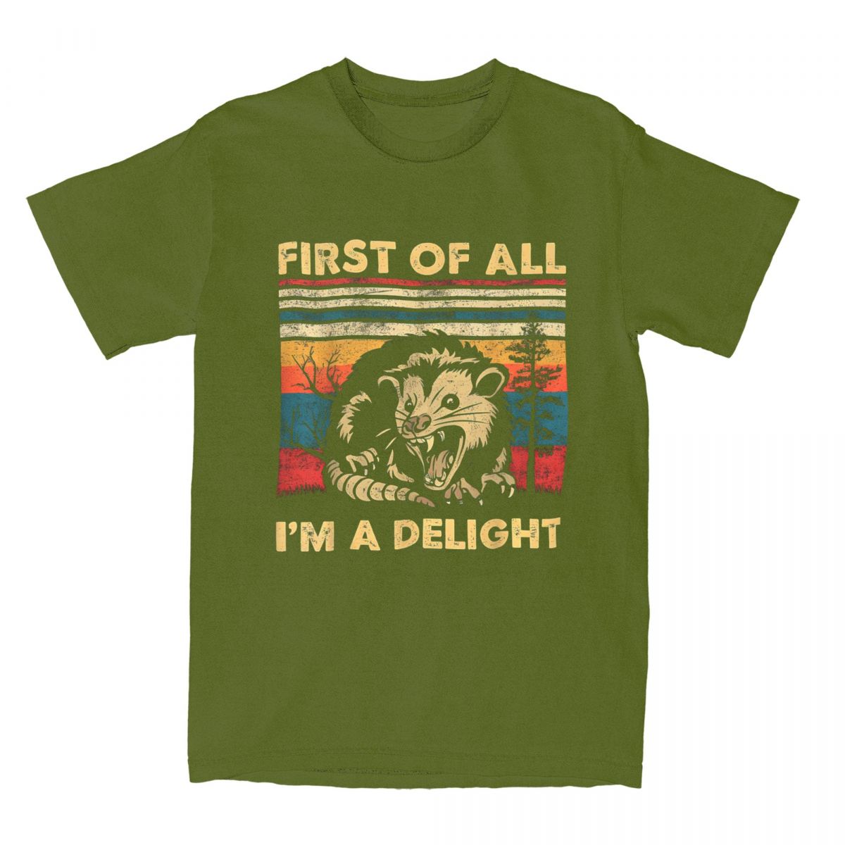 Summer First Of All I m A Delight Sarcastic Angry Opossum T Shirts Apparel Possum Meme Cotton T-shirt Clothes Hipster Tee Shirt 4XL
Summer First Of All I m A Delight Sarcastic Angry Opossum T Shirts Apparel Possum Meme Cotton T-shirt Clothes Hipster Tee Shirt 4XL