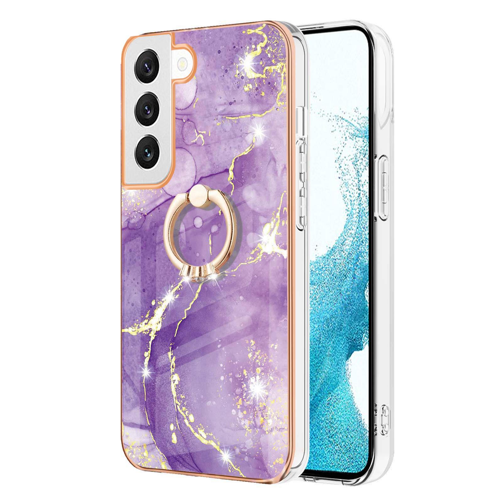For Samsung Galaxy S23 Case with Ring Kickstand Marble Pattern Electroplating TPU Back Cover White 006
For Samsung Galaxy S23 Case with Ring Kickstand Marble Pattern Electroplating TPU Back Cover White 006