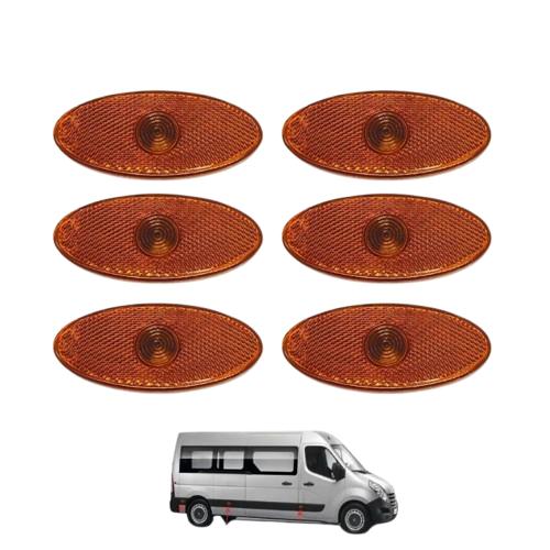 Side Wing Signal 6pcs For Renault Master Mk3 2010-2020 Movano B NV400 OEM 261B00001R 2618000Q0A
Side Wing Signal 6pcs For Renault Master Mk3 2010-2020 Movano B NV400 OEM 261B00001R 2618000Q0A
