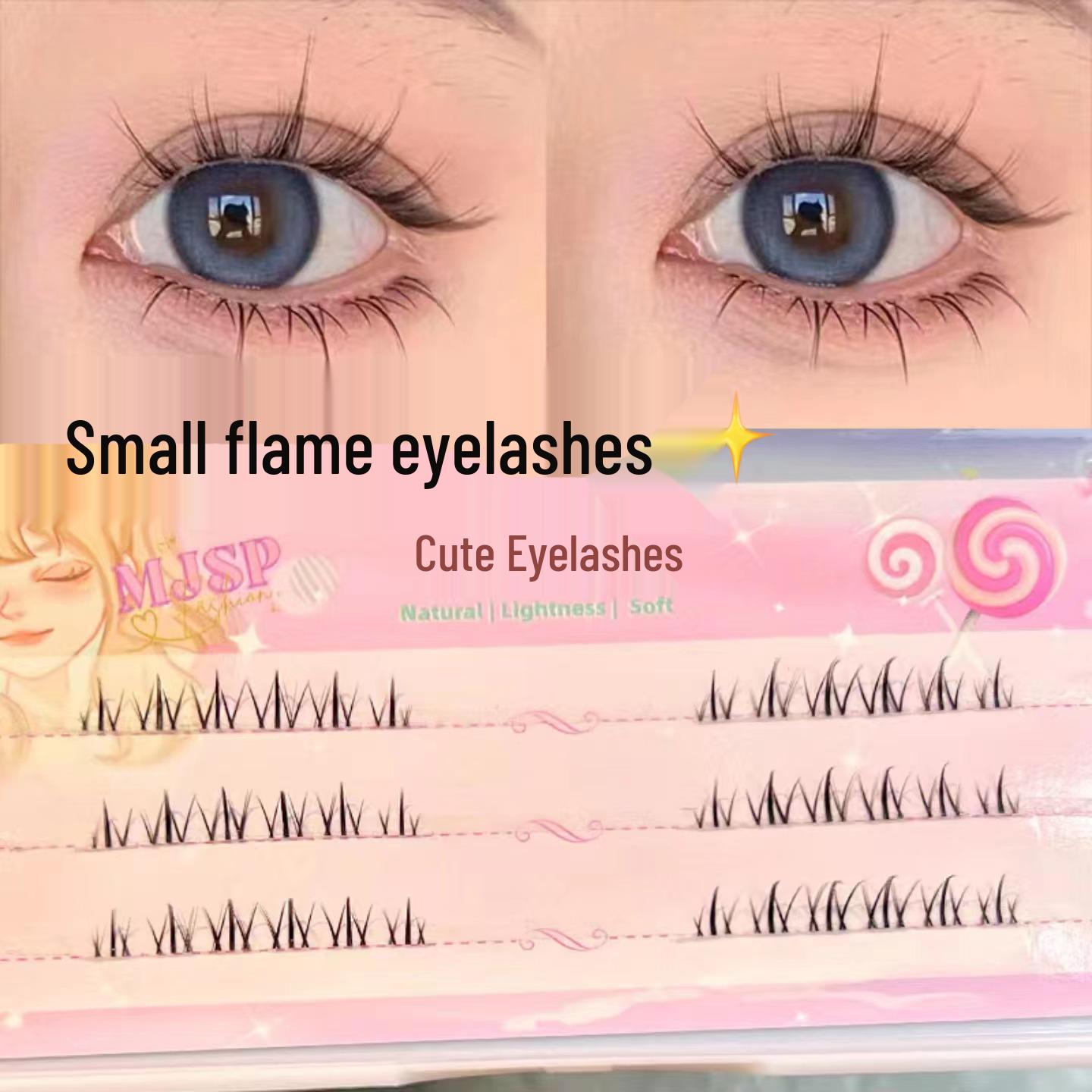 Mengjie Shangpin Little Spark Natural Cluster Eyelashes - Single Segment Transparent Band for Daily Barbie Comic Eye Look.
Mengjie Shangpin Little Spark Natural Cluster Eyelashes - Single Segment Transparent Band for Daily Barbie Comic Eye Look.