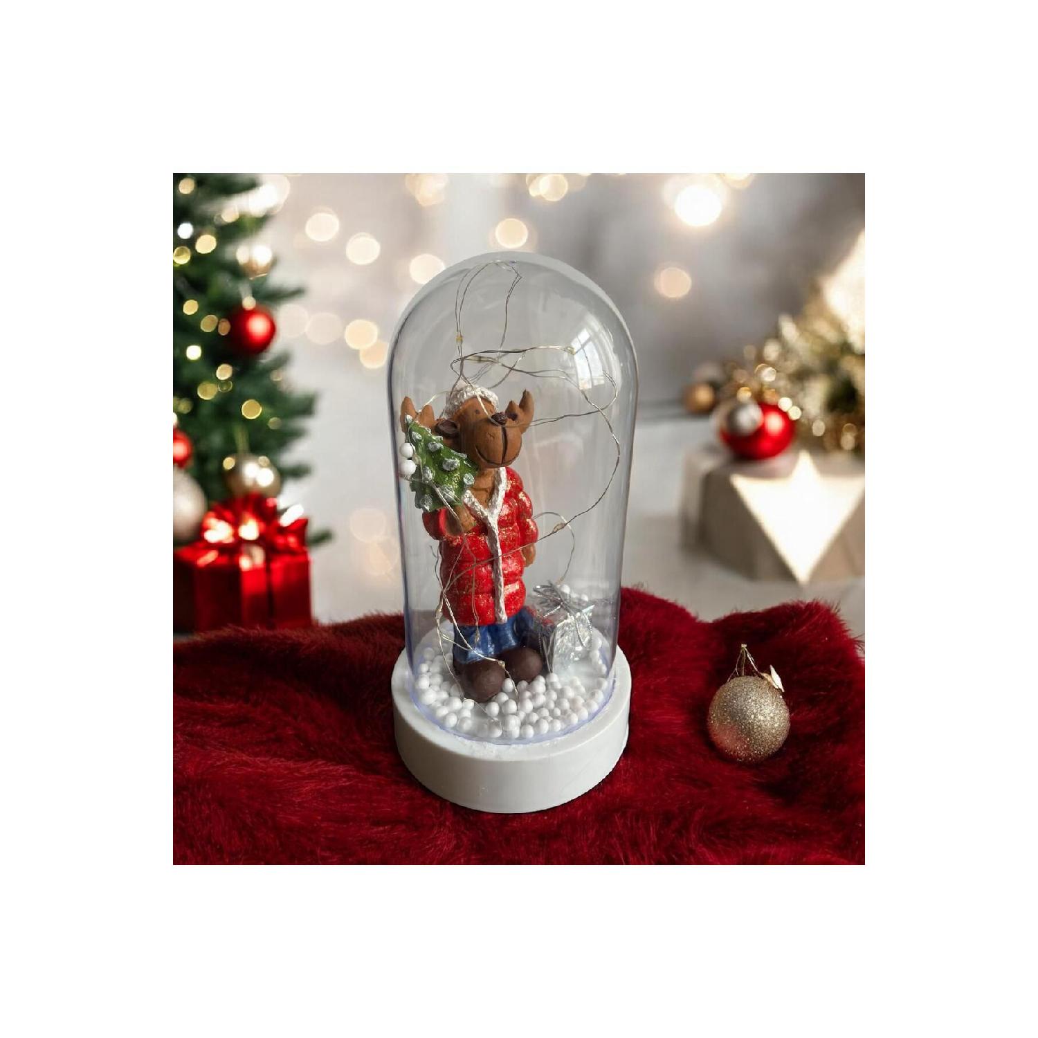 New Year Themed Led Lighted Large Size White Beret, Silver Gift Packaged Deer Fanus (12x20 Cm)
New Year Themed Led Lighted Large Size White Beret, Silver Gift Packaged Deer Fanus (12x20 Cm)