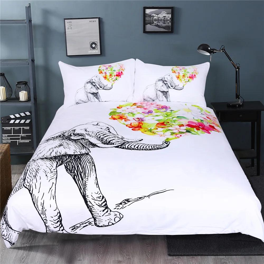 Sketch Elephant Soft Duvet Cover Sets Pure White Background Reactive Printing Love Flower King-Sized Dimensionsd Dimensions Beding Set Hot Bed Linen 100*200cm Single
Sketch Elephant Soft Duvet Cover Sets Pure White Background Reactive Printing Love Flower King-Sized Dimensionsd Dimensions Beding Set Hot Bed Linen 100*200cm Single