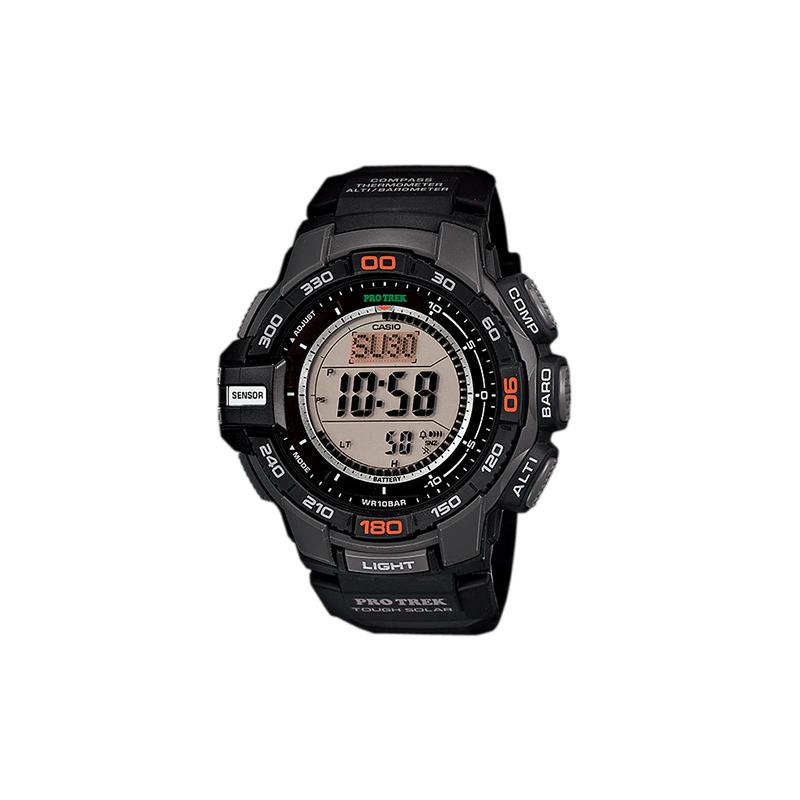 Casio PRO TREK series-PRG series Solar three-sensor multi-function digital sports watch Solar quartz movement Resin strap Japanese and PRG-270-1 чёрный
Casio PRO TREK series-PRG series Solar three-sensor multi-function digital sports watch Solar quartz movement Resin strap Japanese and PRG-270-1 чёрный