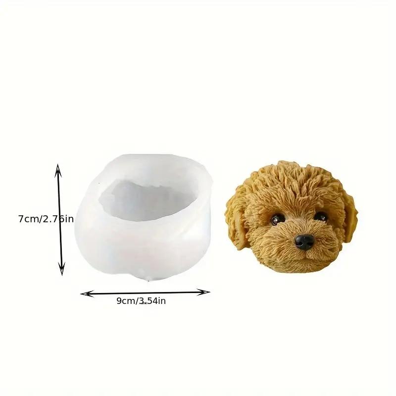 1Pcs Teddy Bear Aromatherapy Candle Silicone Mold for Handmade Dly Teddy Dog Head Mousse Chocolate Cake Baking Mold Plaster
1Pcs Teddy Bear Aromatherapy Candle Silicone Mold for Handmade Dly Teddy Dog Head Mousse Chocolate Cake Baking Mold Plaster