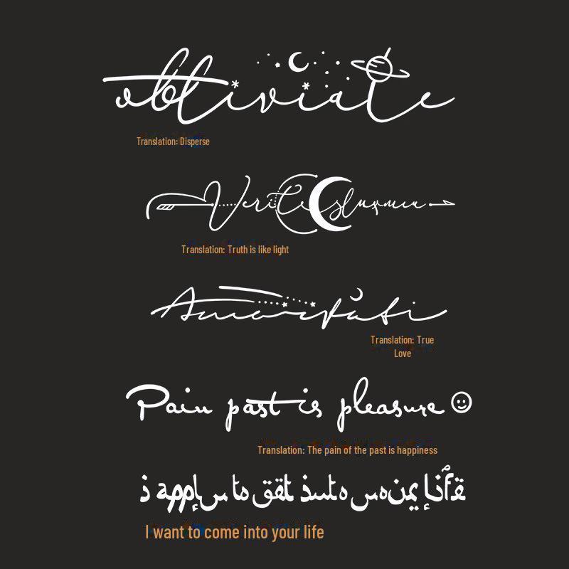 Водонепроницаемые наклейки для татуировок с английскими буквами — полуперманентные и стильные для руки или ключицы
Водонепроницаемые наклейки для татуировок с английскими буквами — полуперманентные и стильные для руки или ключицы